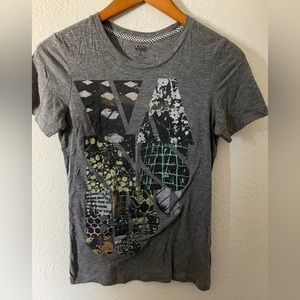 Vans grey short sleeve tee